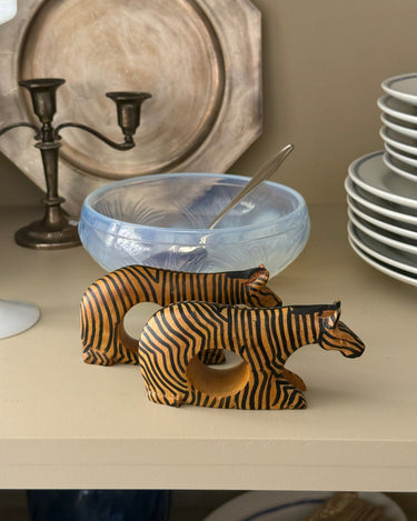 Zebra napkin rings - NEROLI