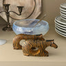 Zebra napkin rings - NEROLI