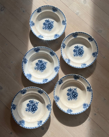 Antique Gustafsberg pasta plates - NEROLI