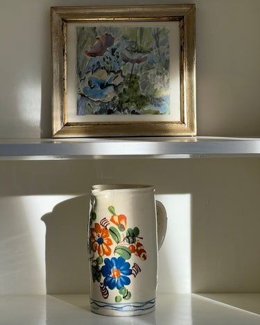 Antique handpainted vase - NEROLI