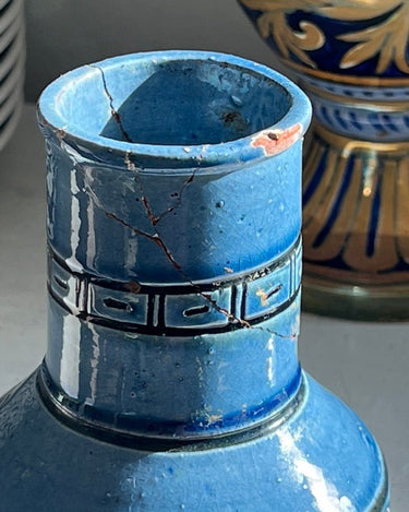Blue ceramic vase - NEROLI