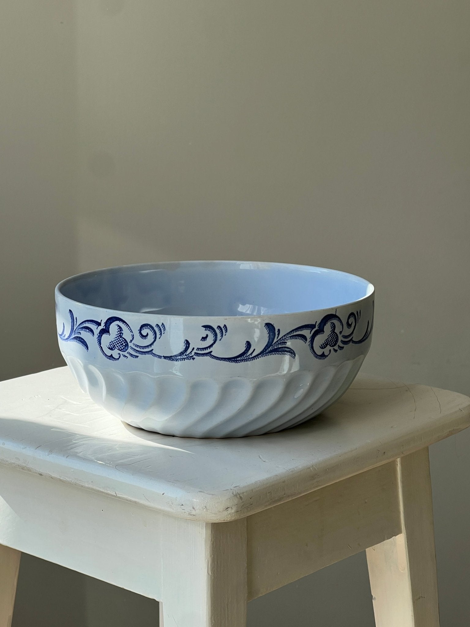 Blue salad bowl - NEROLI