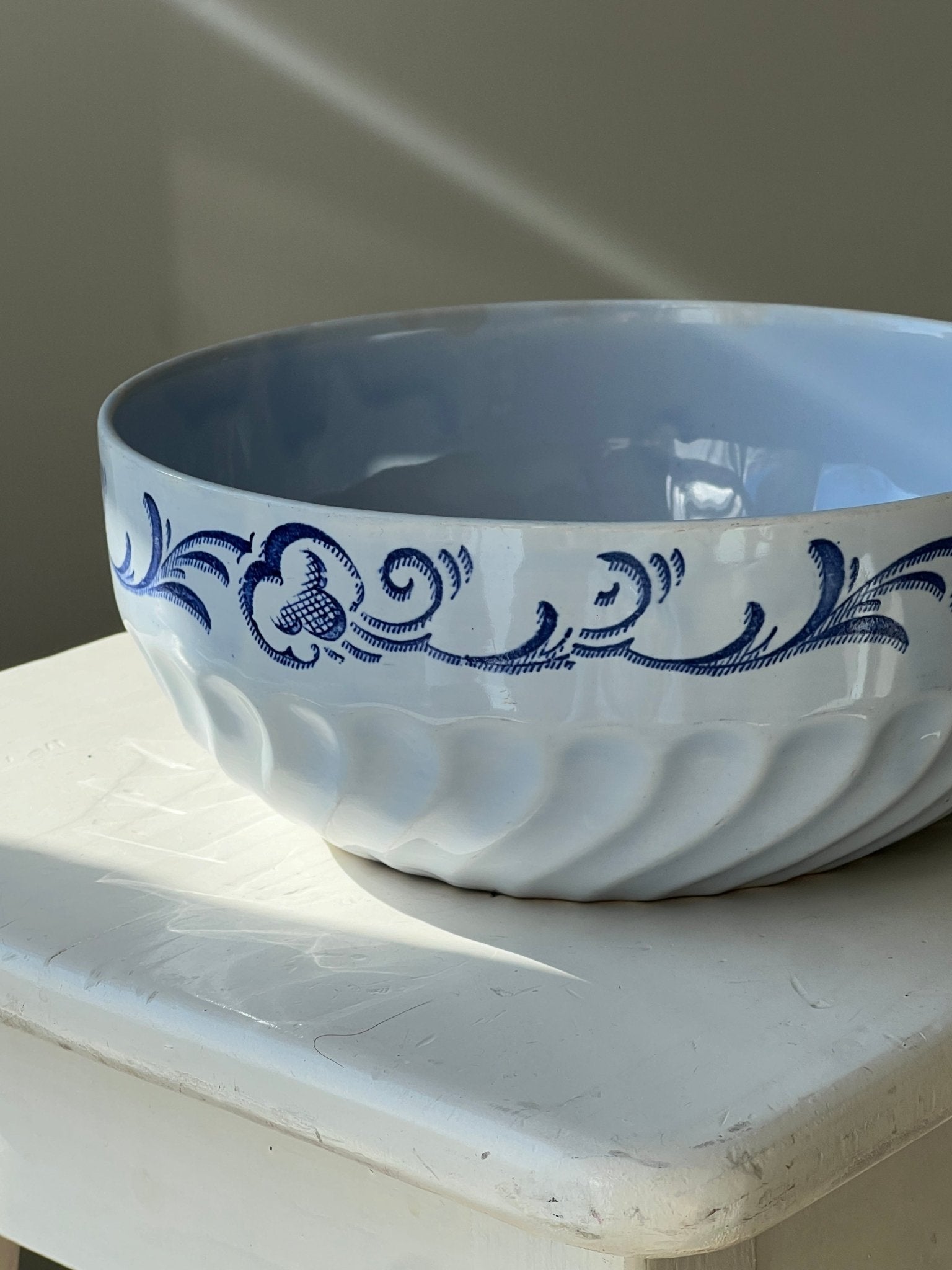 Blue salad bowl - NEROLI