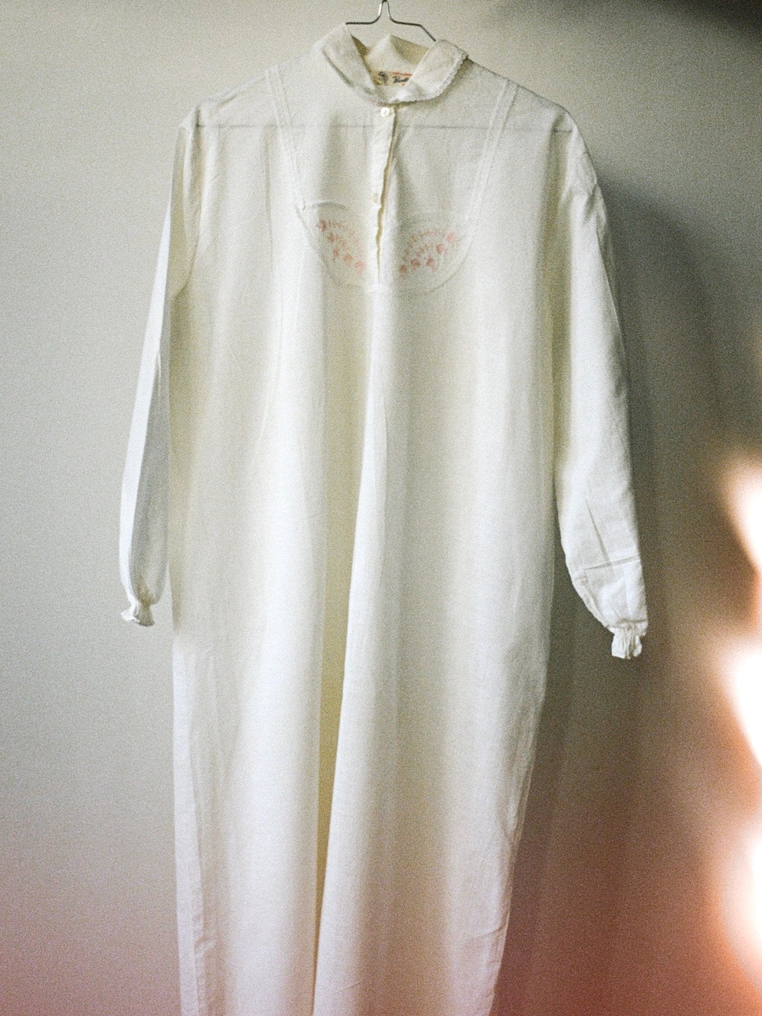 Embroidered shirt dress - NEROLI