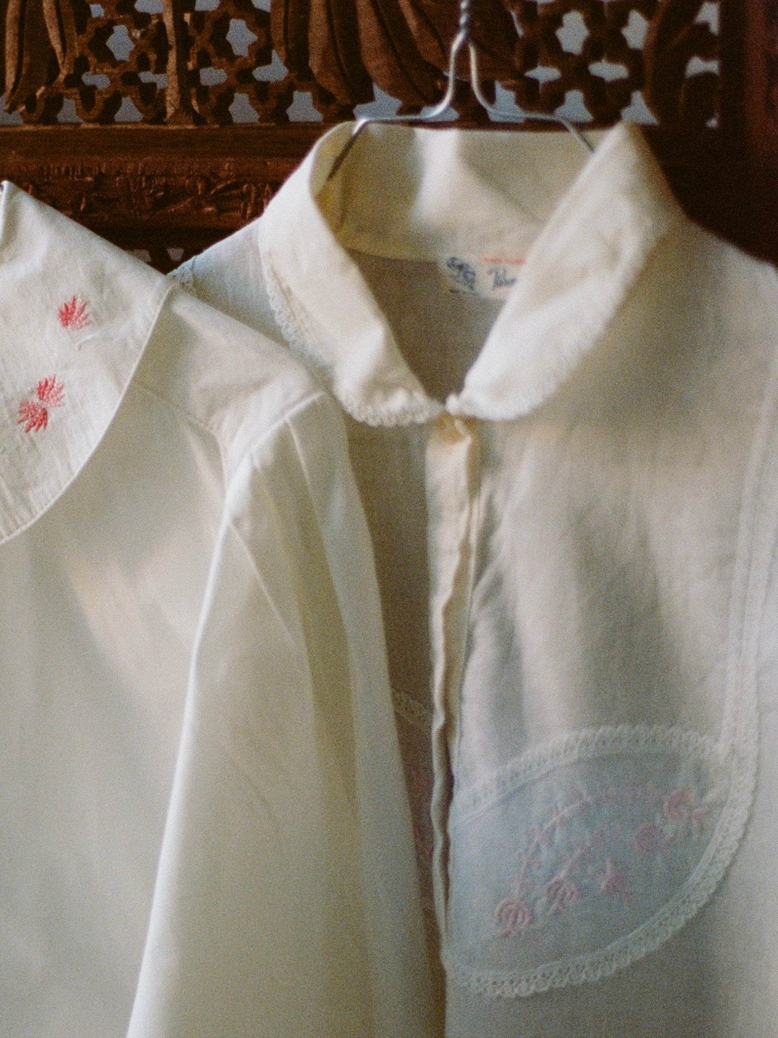 Embroidered shirt dress - NEROLI