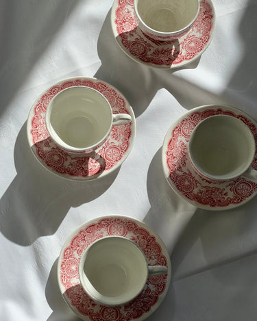 English cups and saucers - NEROLI