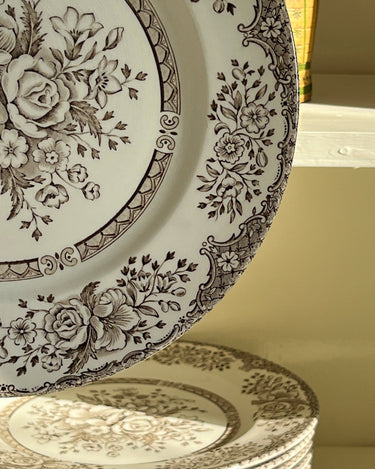 English dinner plates - NEROLI