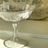 Footed glass bowl - NEROLI