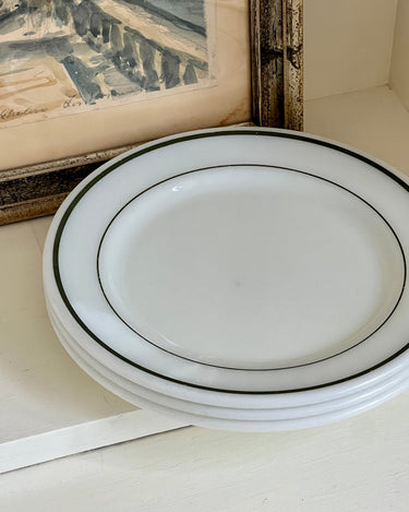 French dinner plates - NEROLI