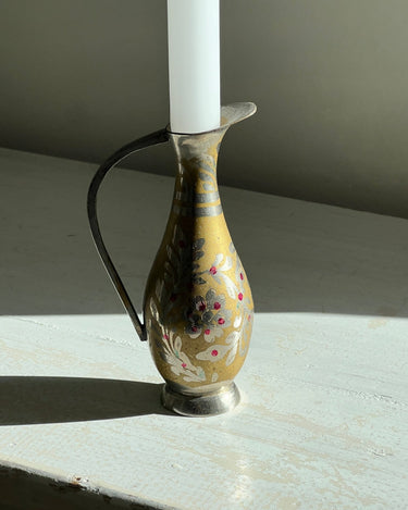 Italian brass candleholder - NEROLI