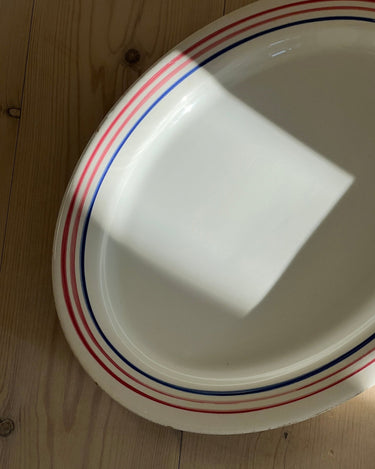 Italian stripe dish - NEROLI