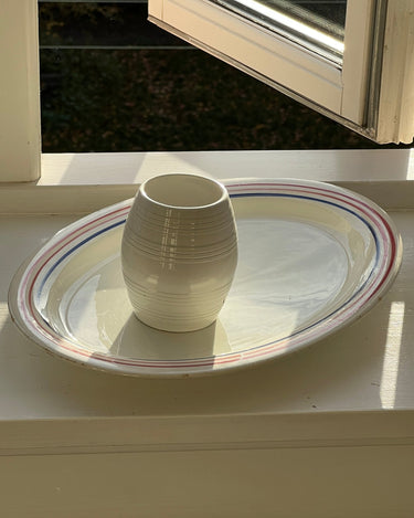 Italian stripe dish - NEROLI