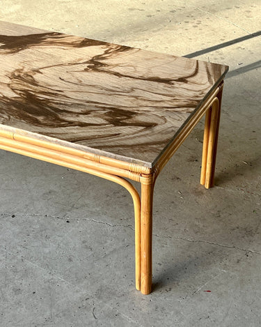 Marble coffee table - NEROLI