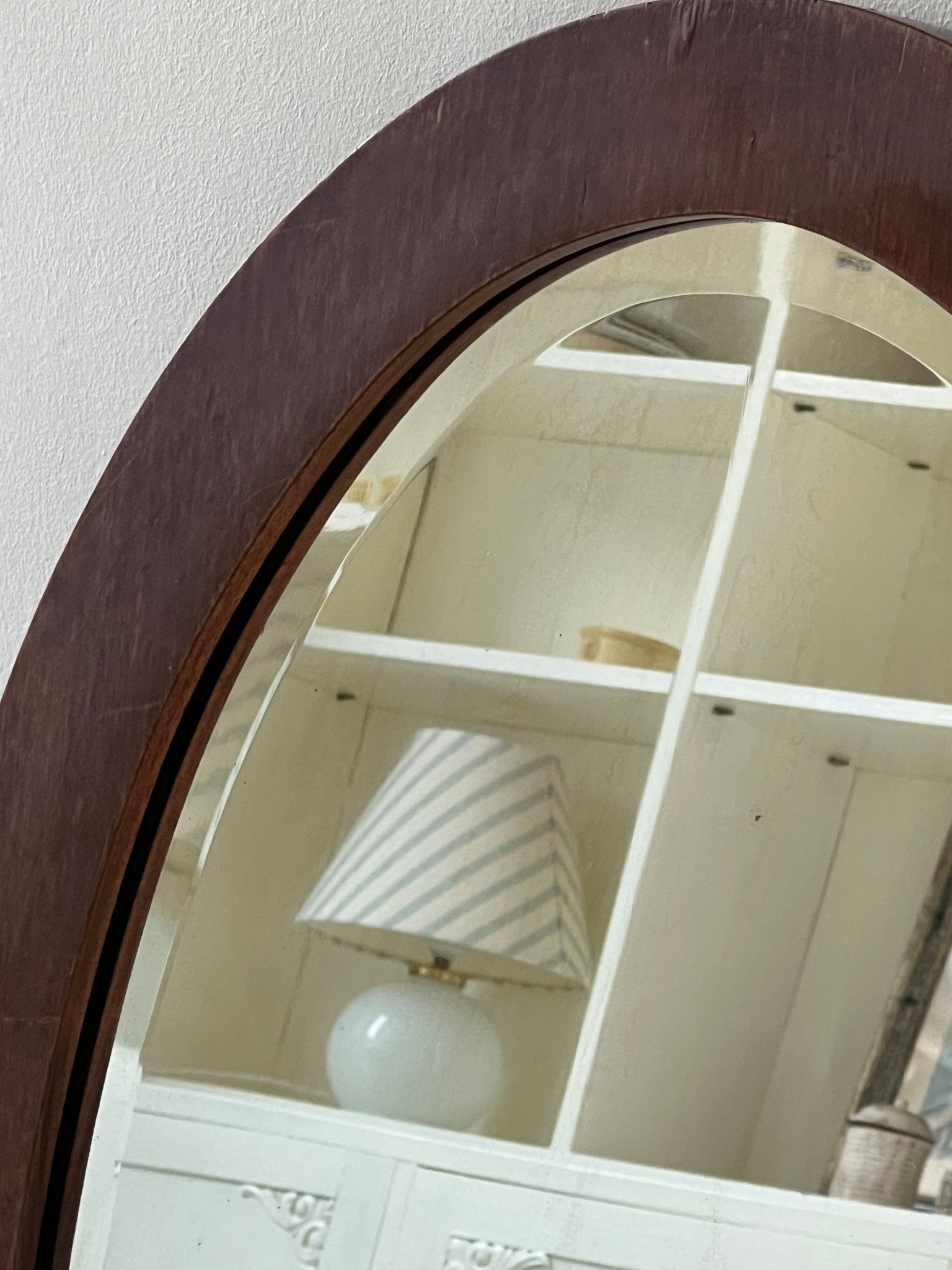 Oval wall mirror - NEROLI