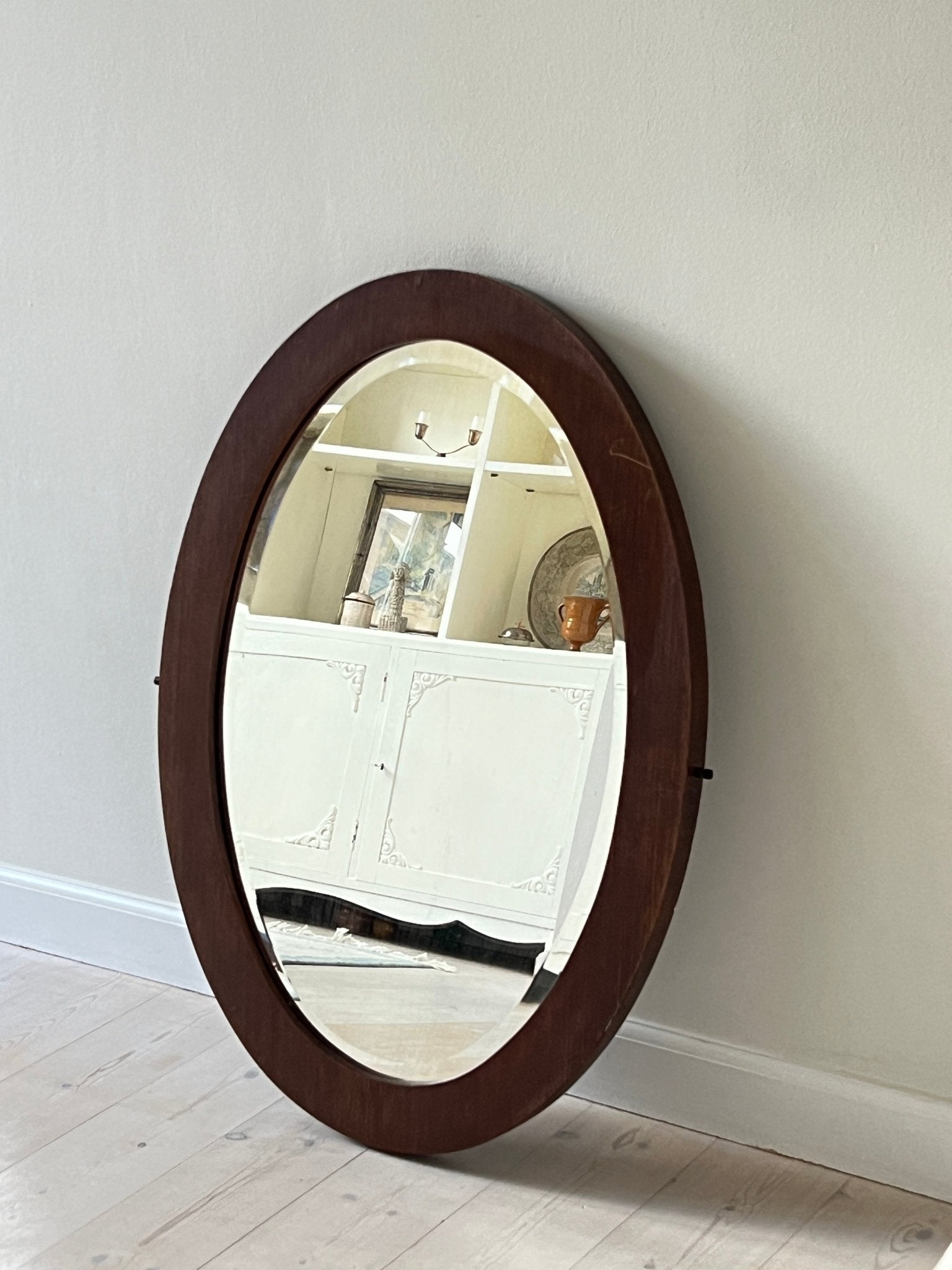 Oval wall mirror - NEROLI